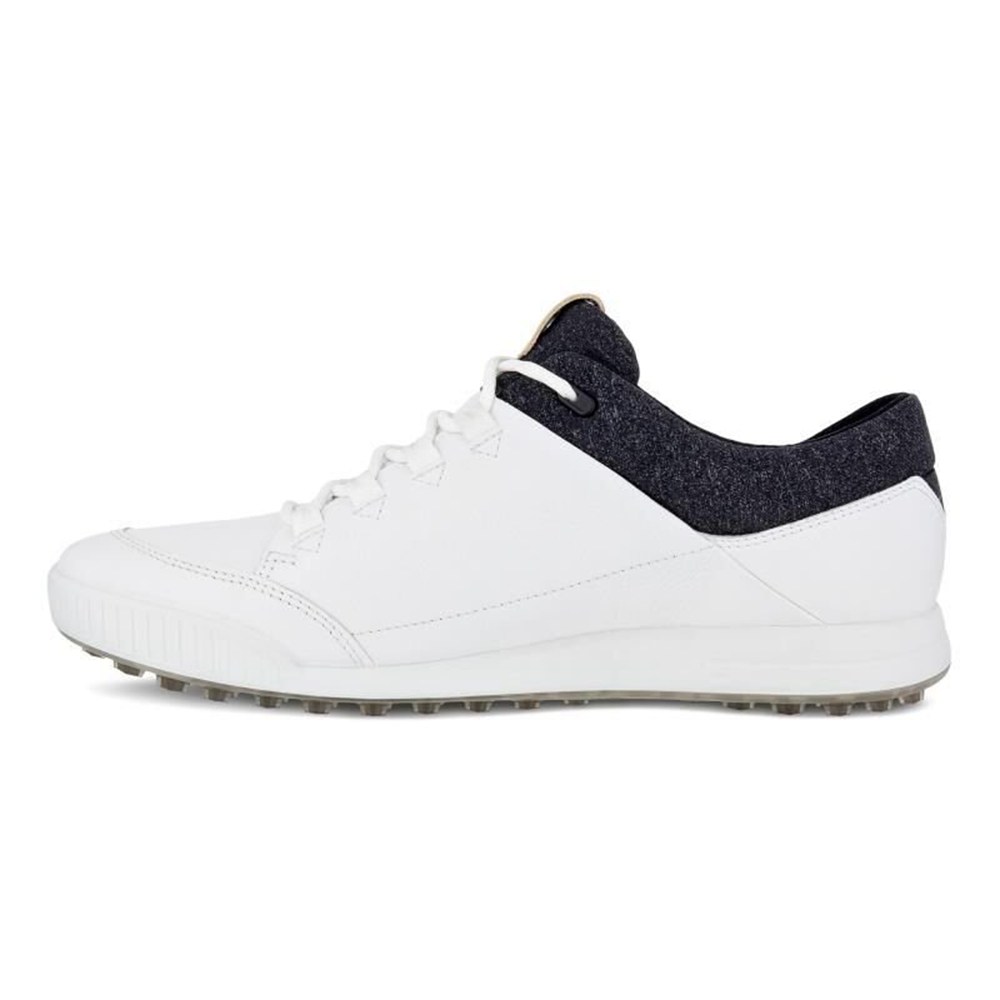 Zapatos De Golf Hombre - ECCO Street Retro - Blancos - YFC742180